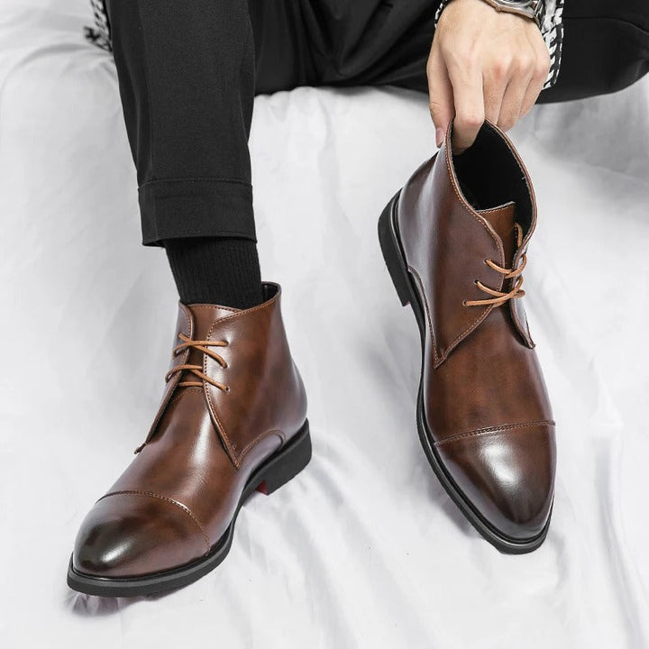 Cap-Toe Ankle Boots