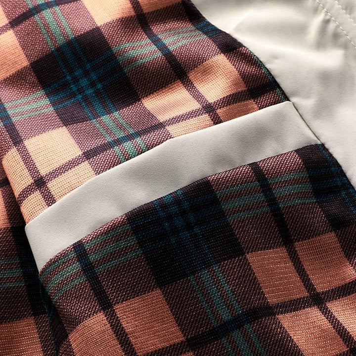 Detachable hood shell jacket, sleeve cuff detail