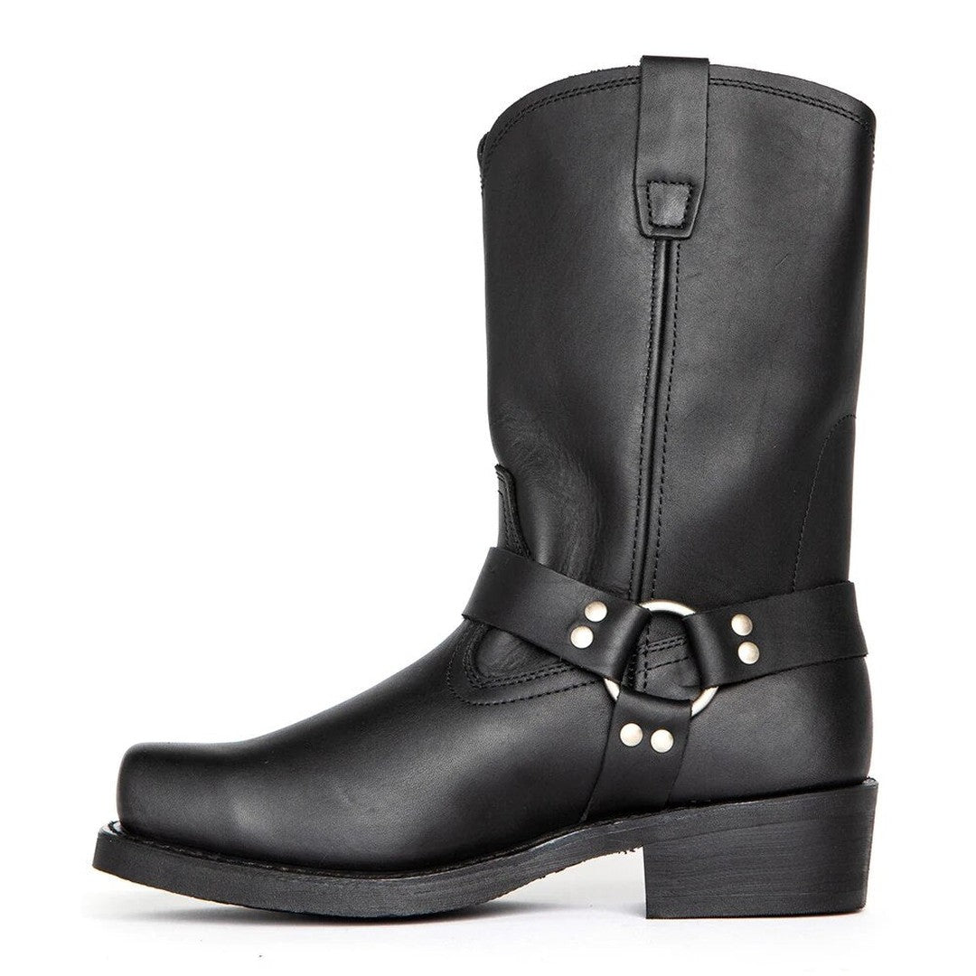 Dirk | Heren gesp riem cowboy laarzen in de kleur Zwart voor heren in stijl ideaal voor de herfst.