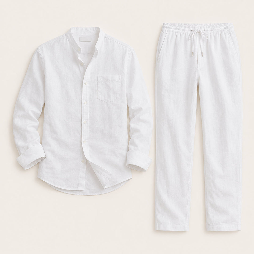 Relaxed Shirt and Trousers Set