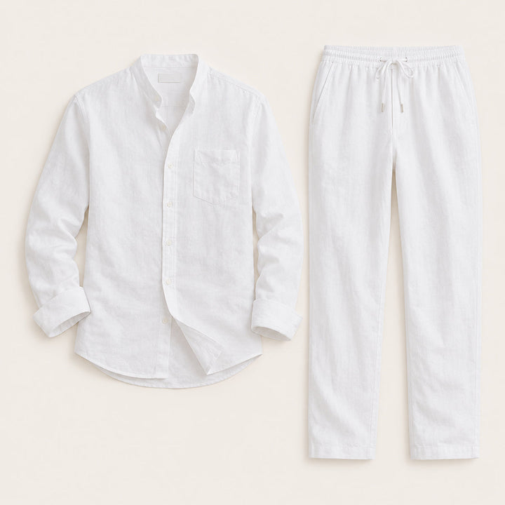 Relaxed Shirt and Trousers Set