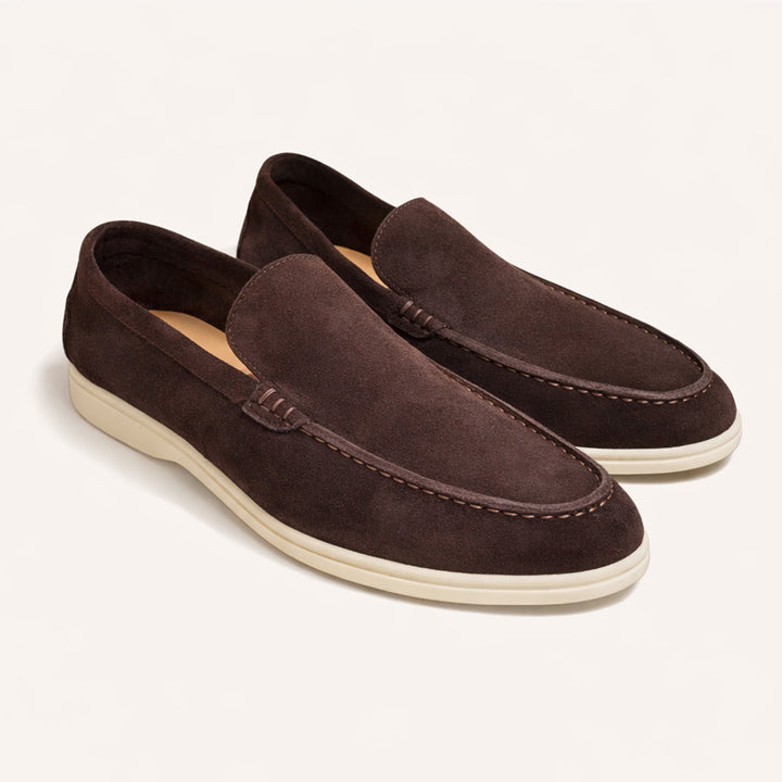 Suede-Look Casual Loafers