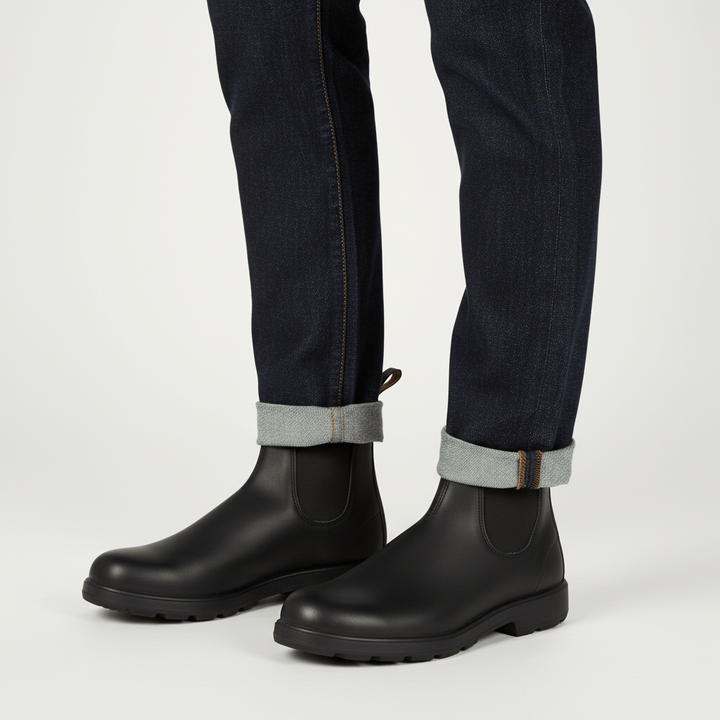Rugged Sole Chelsea Boots