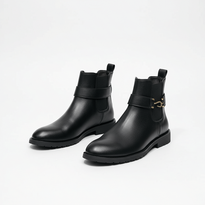 Strap Detail Chelsea Boots