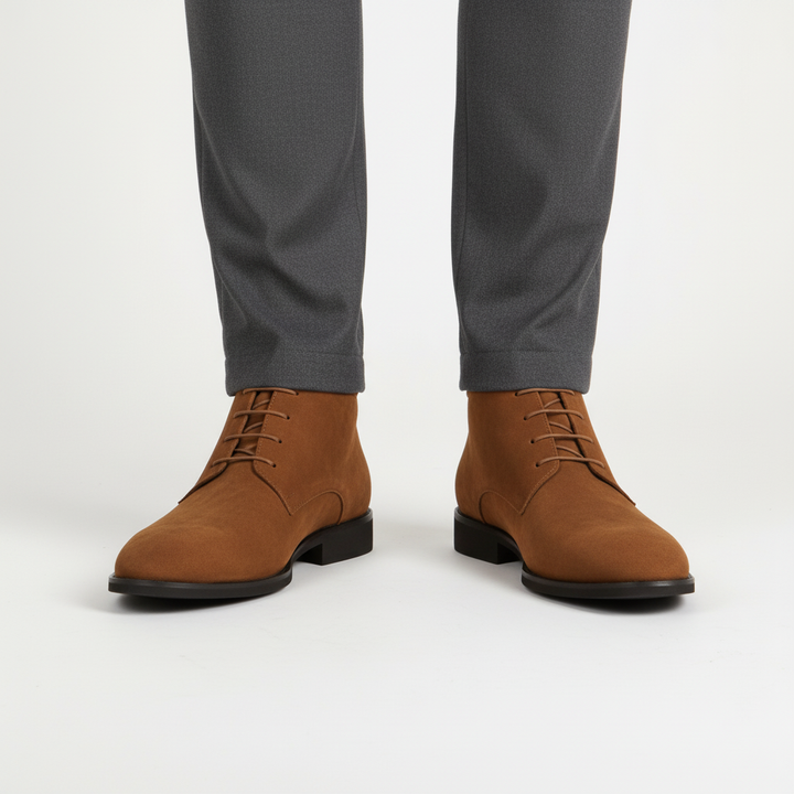Suede-Look Desert Boots