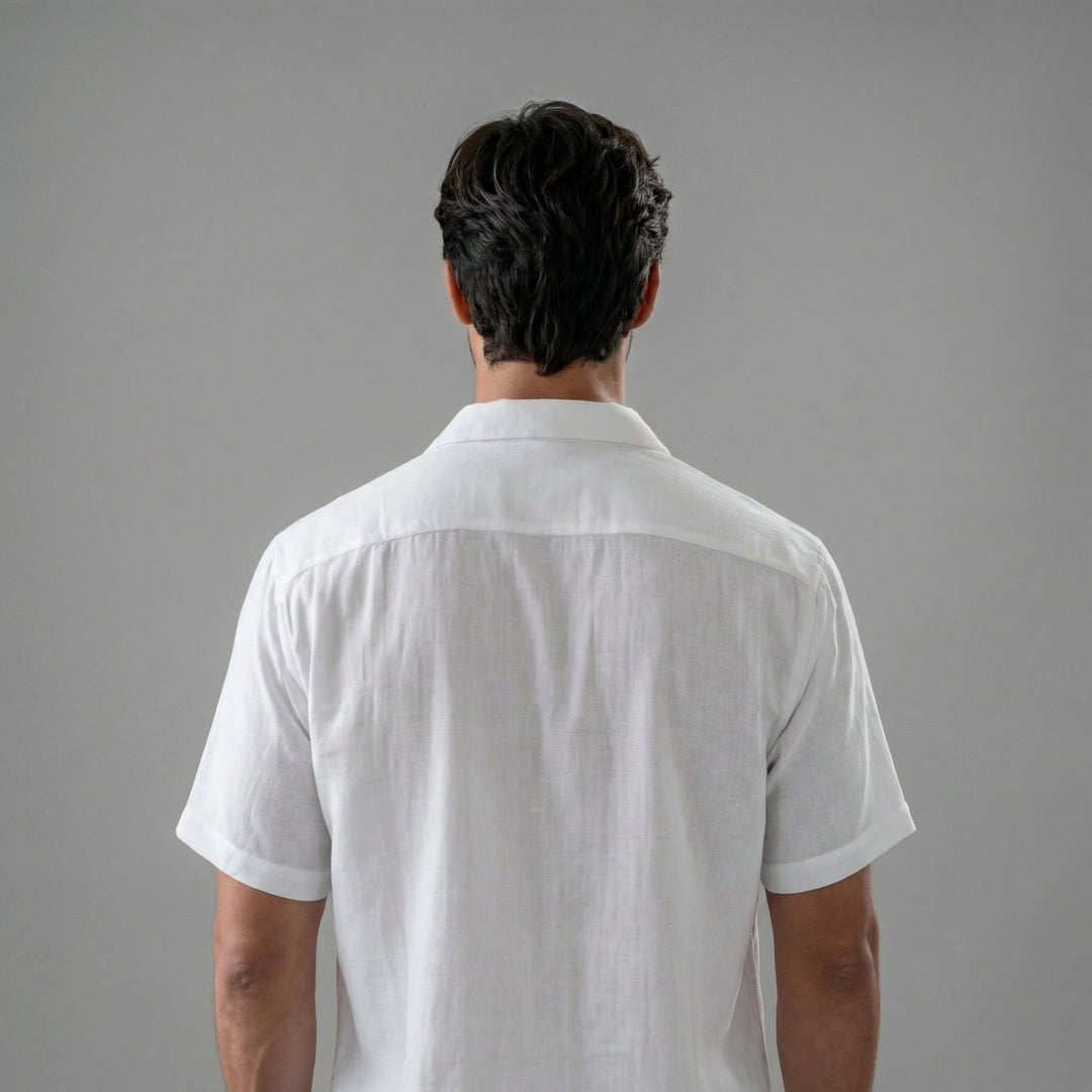 Ribbed Short Sleeve Shirt and Shorts Co-Ord Set