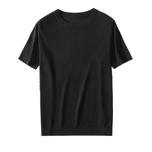 Smooth-Sheen Crew Neck Tee