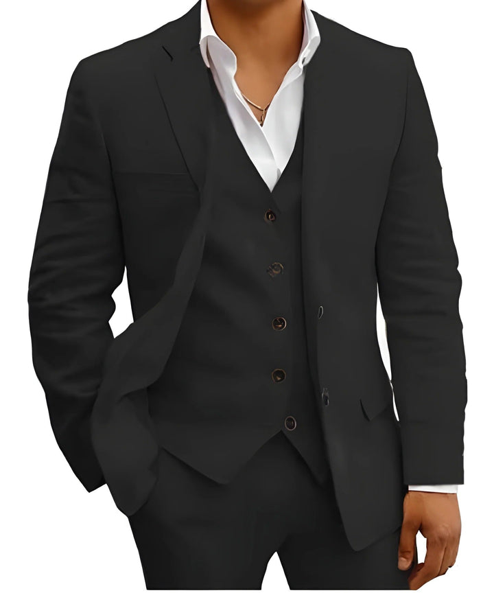 Classic Three-Piece Suit Set