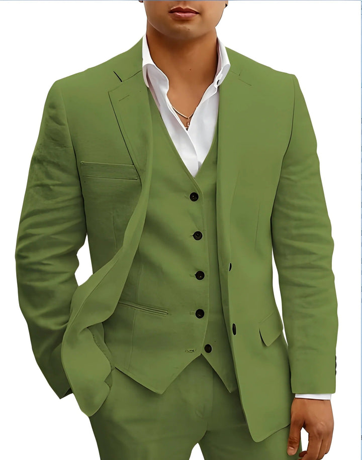 Classic Three-Piece Suit Set