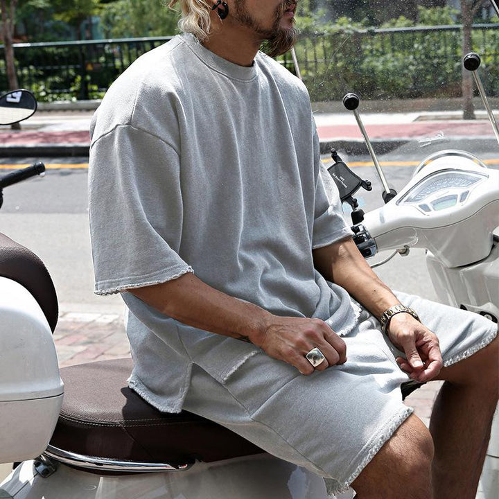 Loose Fit T-Shirt and Shorts Set
