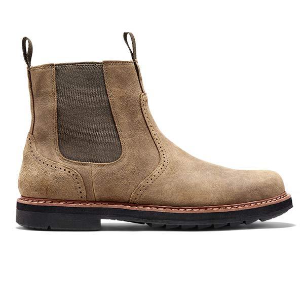 Pull-On Chelsea Ankle Boots