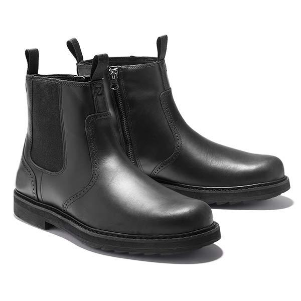Pull-On Chelsea Ankle Boots