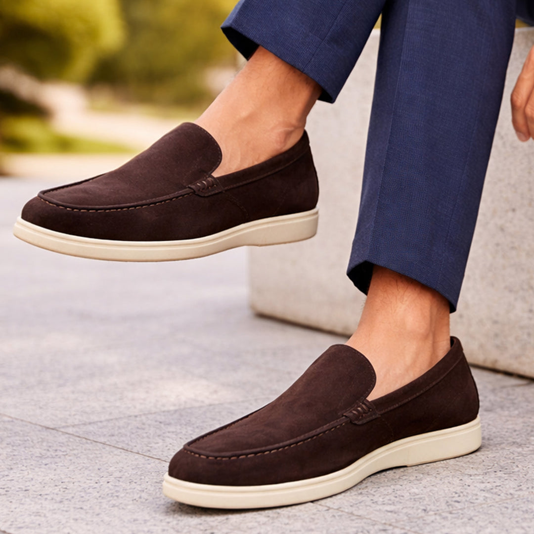 Suede-Look Casual Loafers