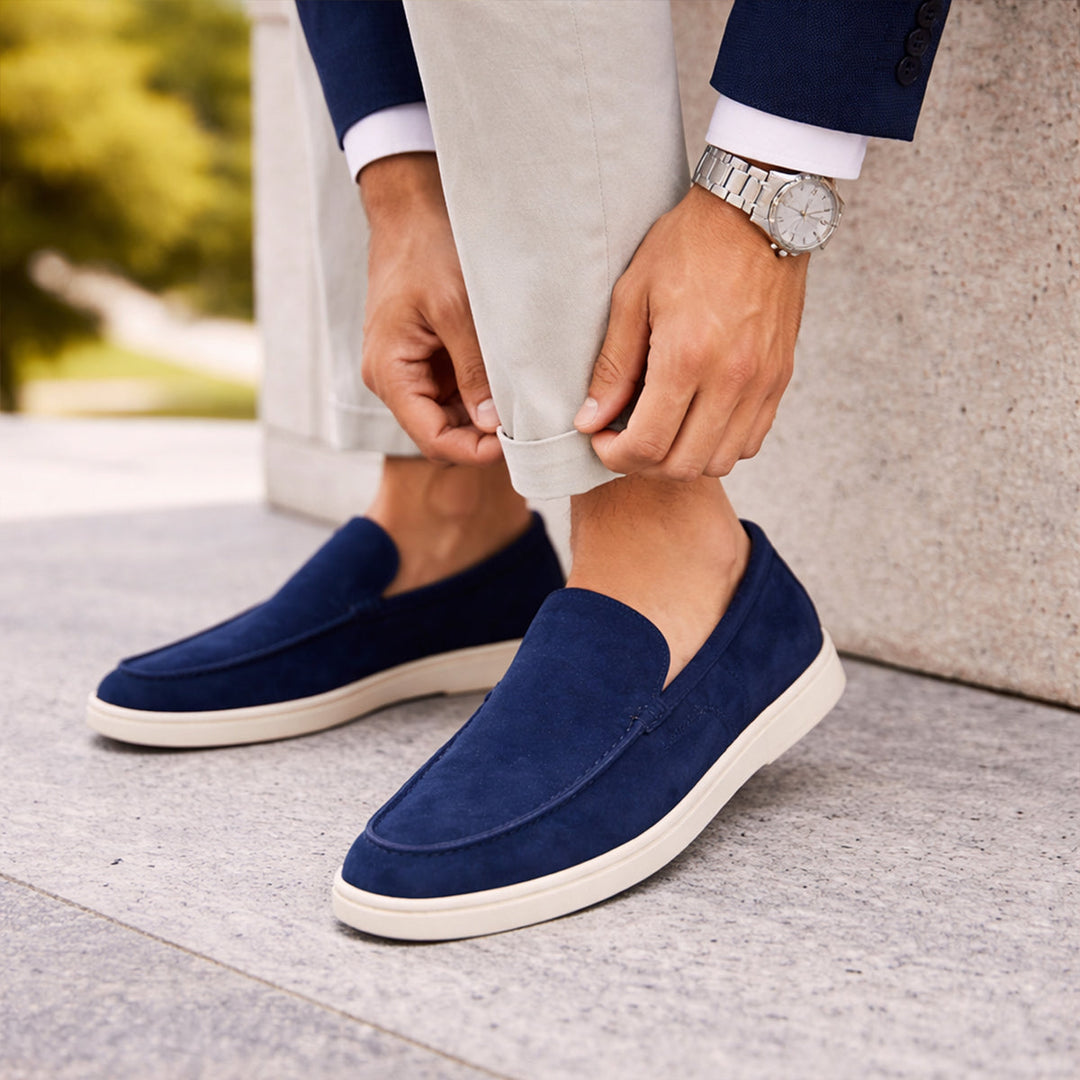 Suede-Look Casual Loafers