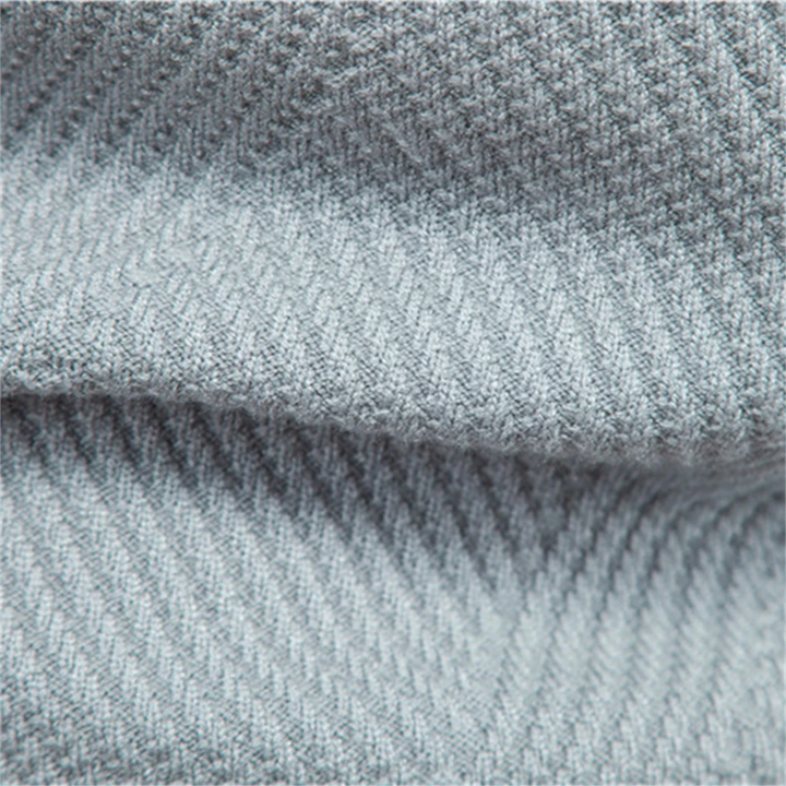 Laurent gebreide stof close-up detail