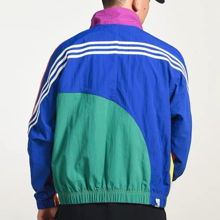 Retro Colorblock Track Jacket