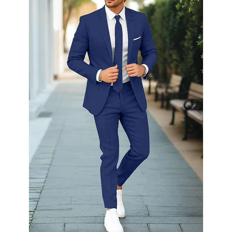 Slim Fit Blazer and Trouser Set