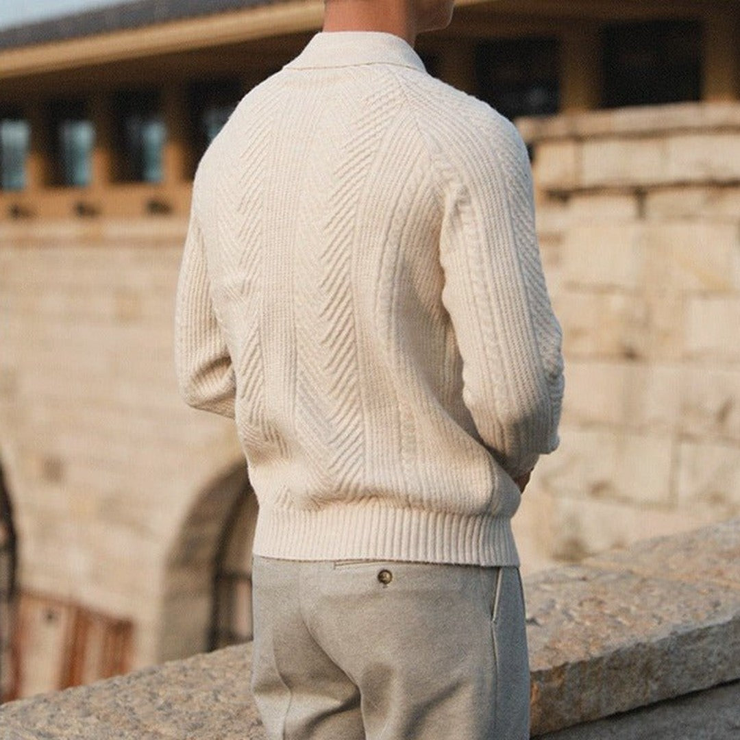 Knitted Collar Sweater