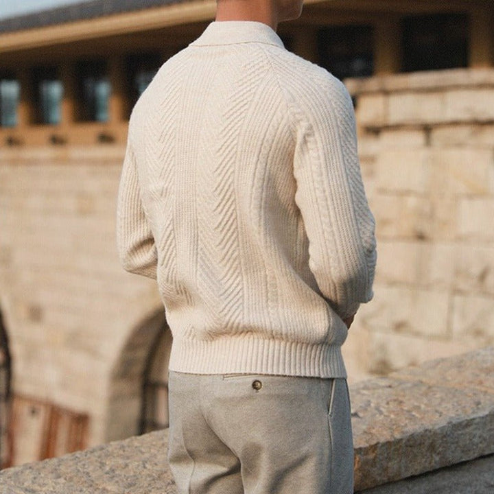 Knitted Collar Sweater