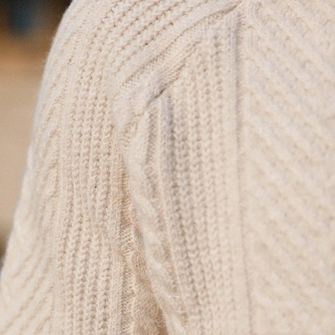Knitted Collar Sweater