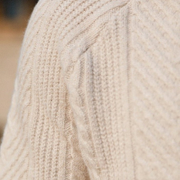 Knitted Collar Sweater