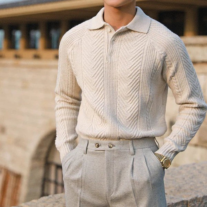 Knitted Collar Sweater
