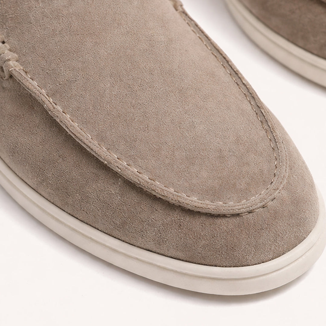 Suede-Look Casual Loafers