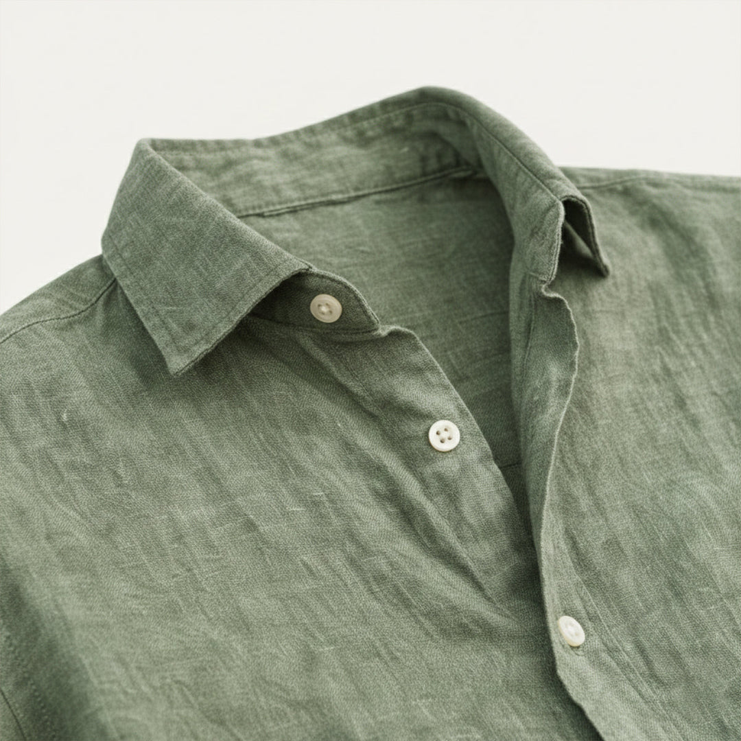 Summer Casual Linen-Look Shirt
