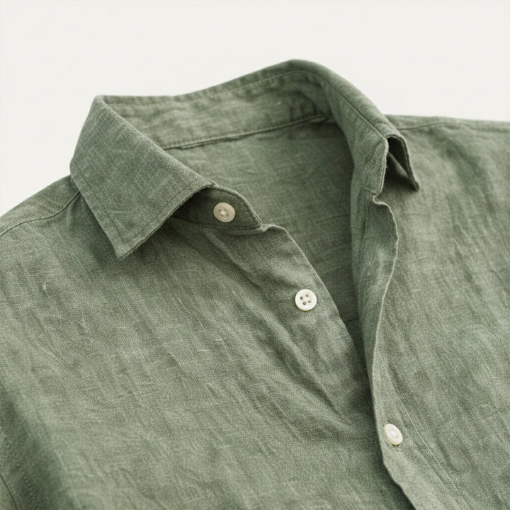 Summer Casual Linen-Look Shirt
