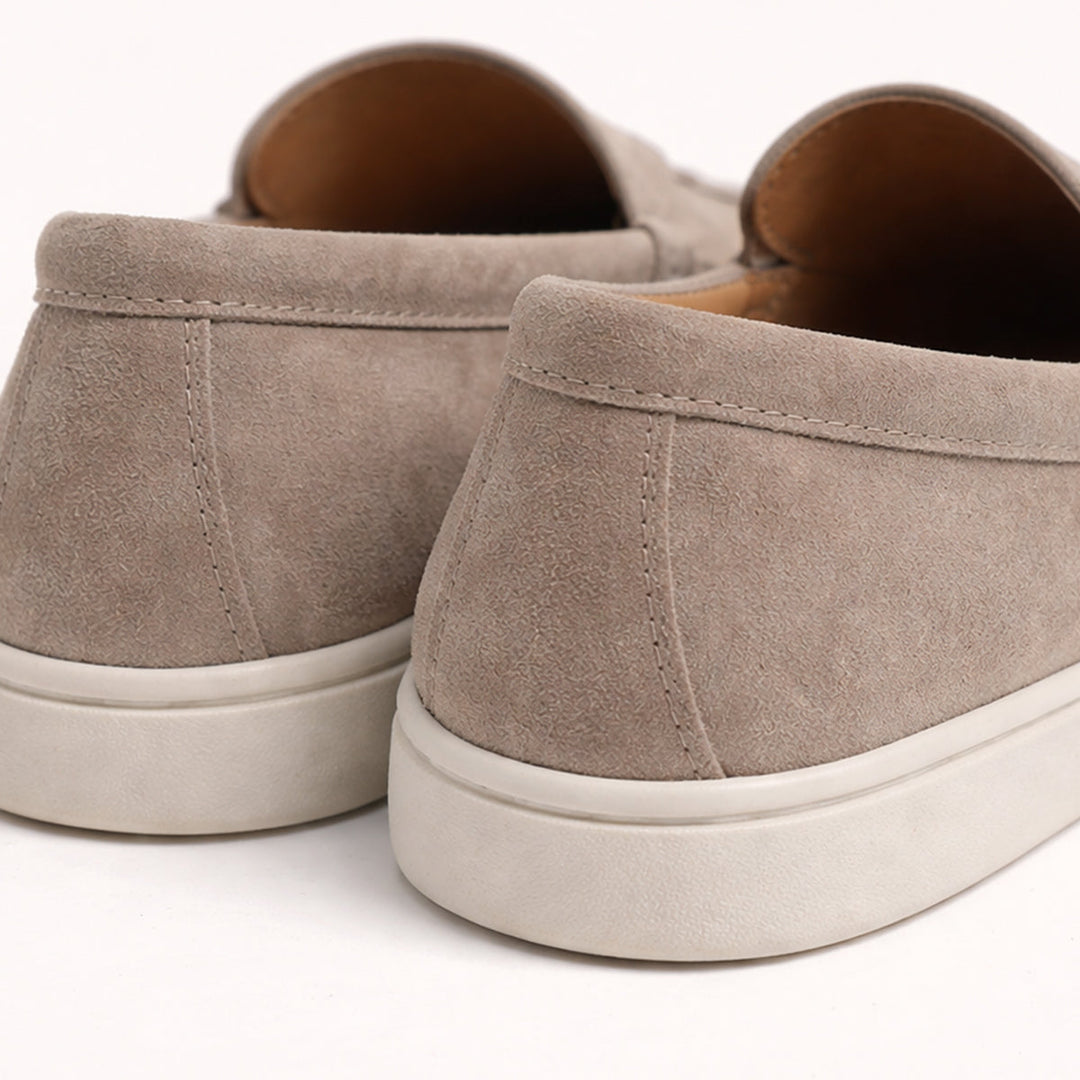Suede-Look Casual Loafers