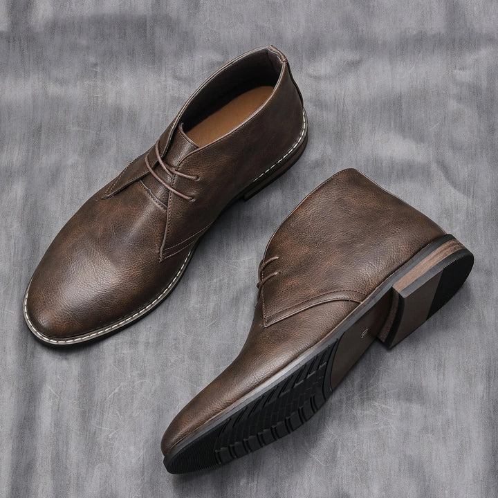 Low-Cut Rugged Boots