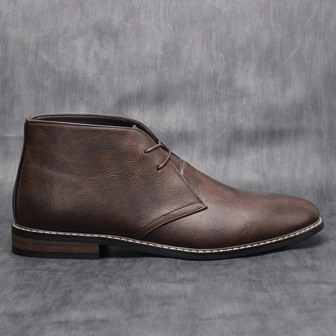 Low-Cut Rugged Boots