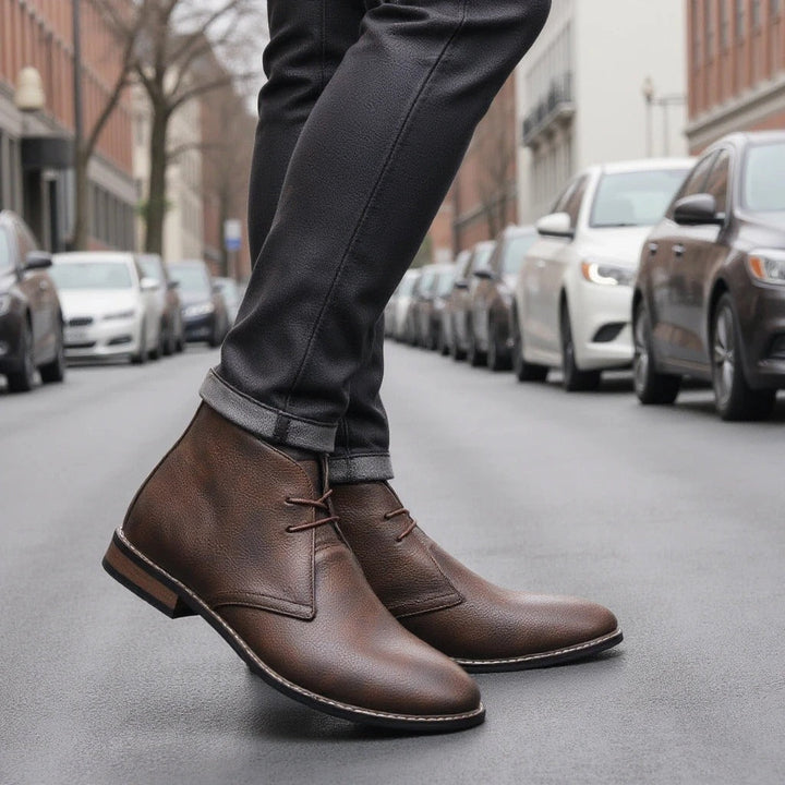 Low-Cut Rugged Boots