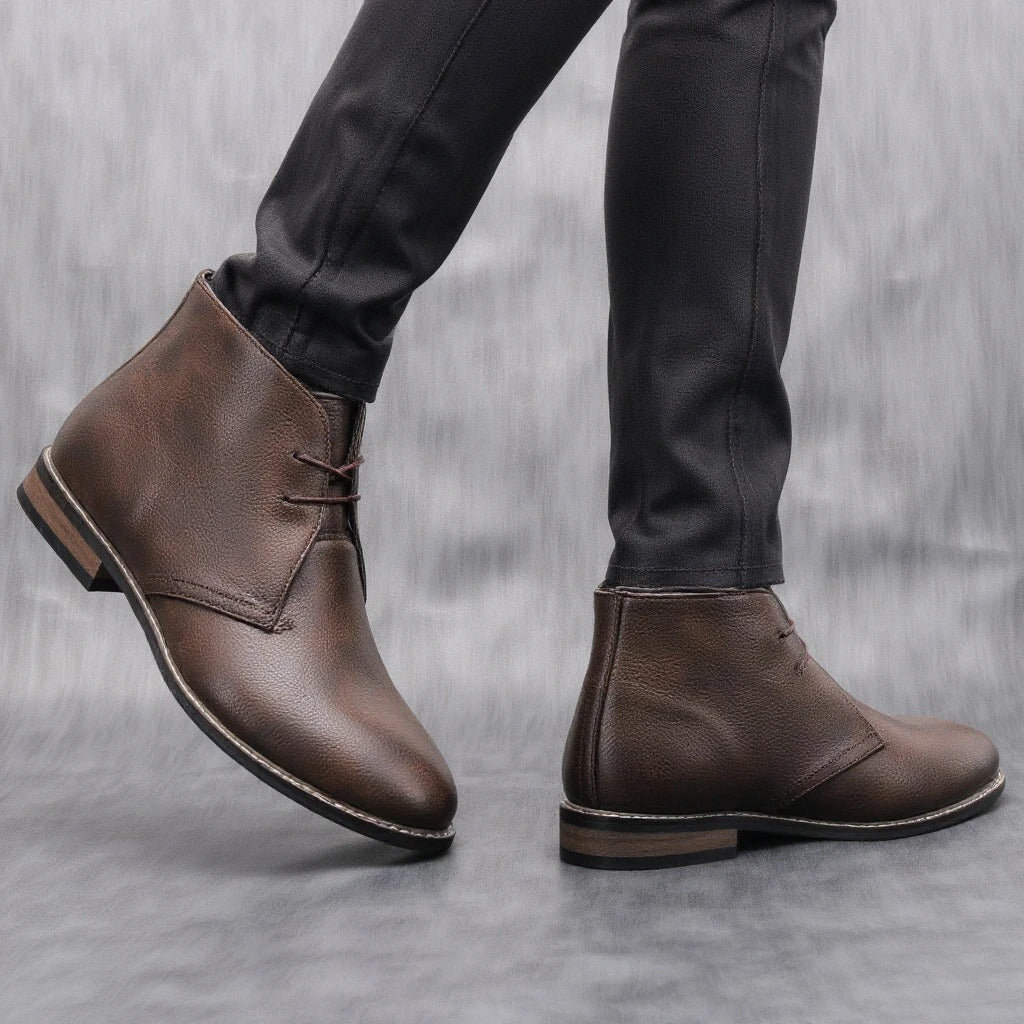 Low-Cut Rugged Boots