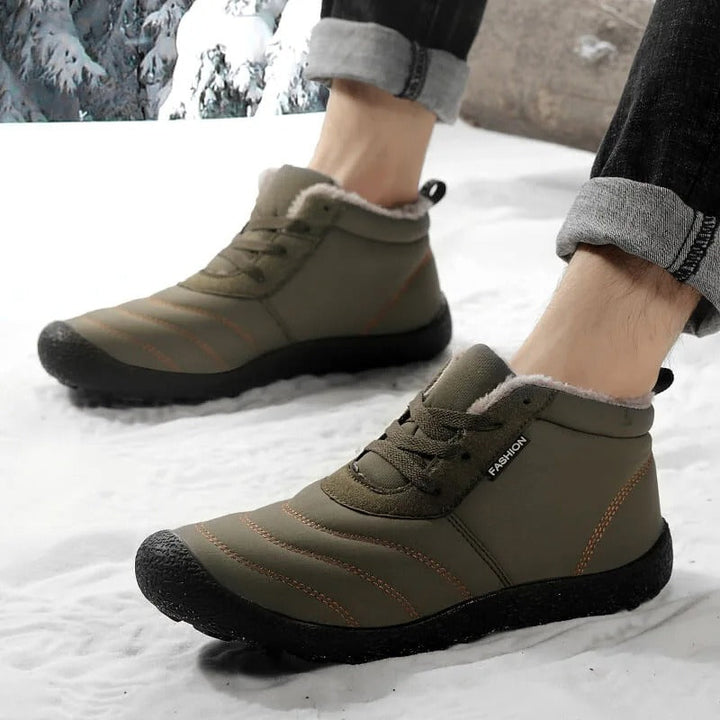 Fur-Lined Winter Hiking Boots
