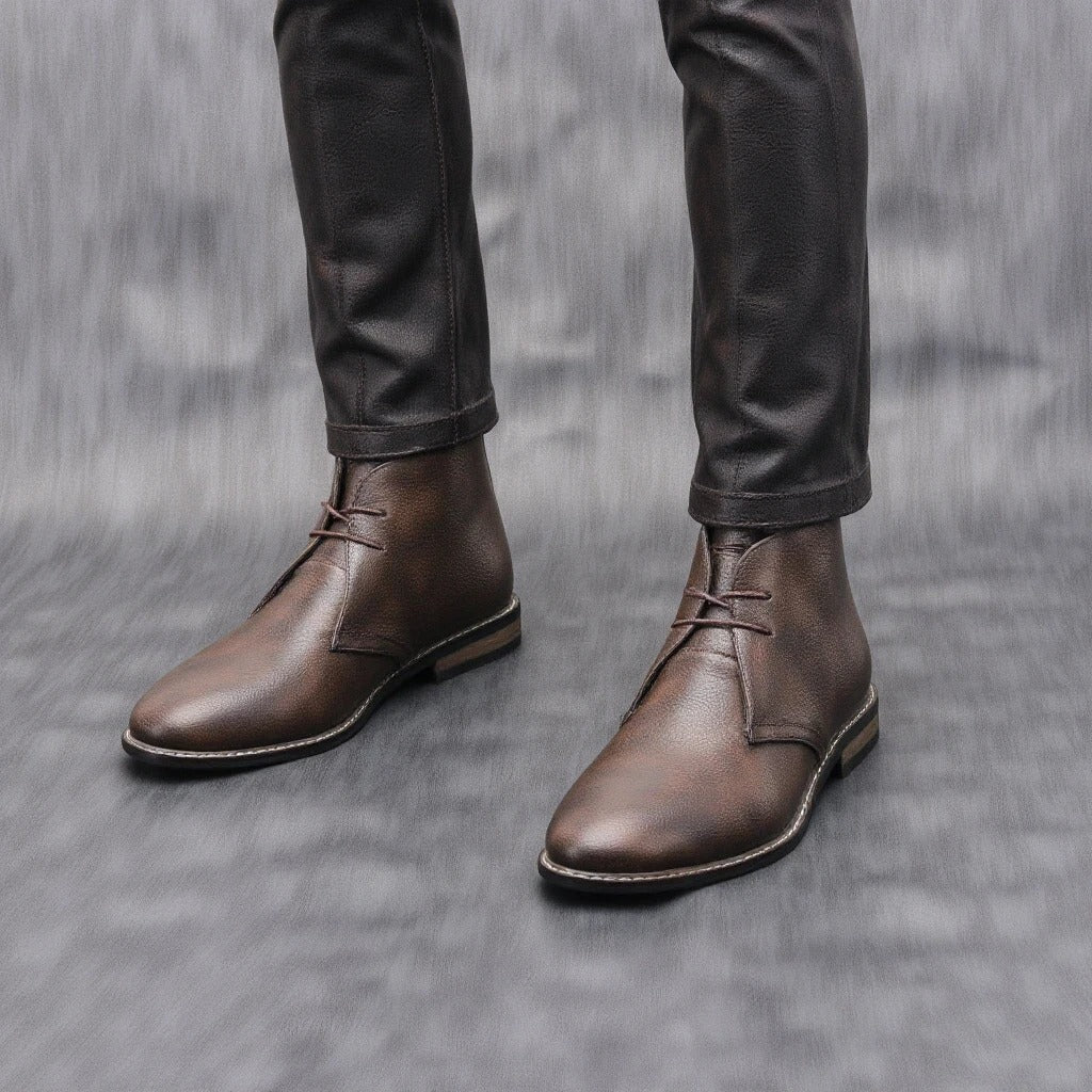 Low-Cut Rugged Boots