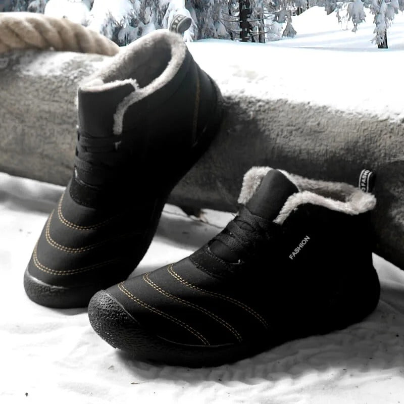 Fur-Lined Winter Hiking Boots