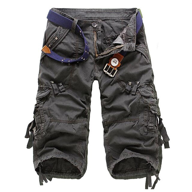 Knee-Length Cargo Shorts