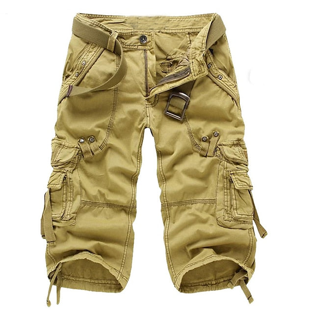 Knee-Length Cargo Shorts