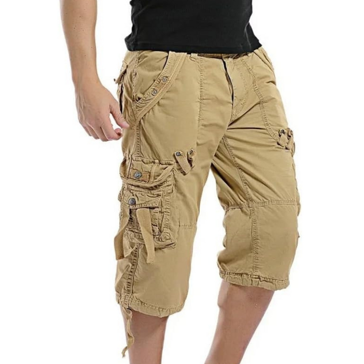 Knee-Length Cargo Shorts