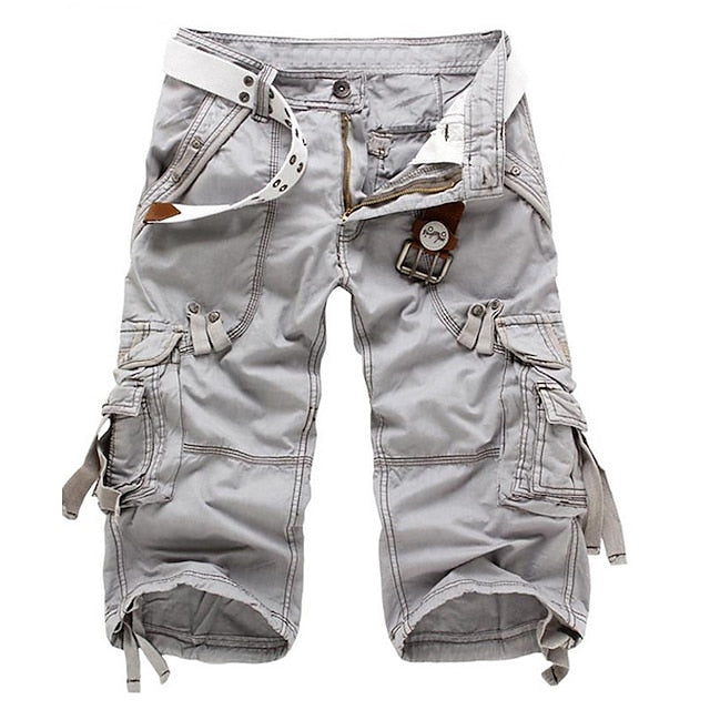 Knee-Length Cargo Shorts