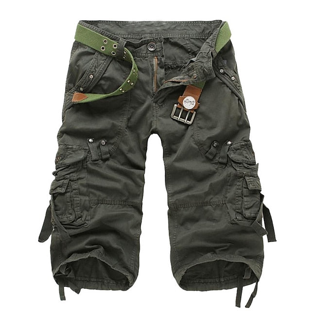 Knee-Length Cargo Shorts