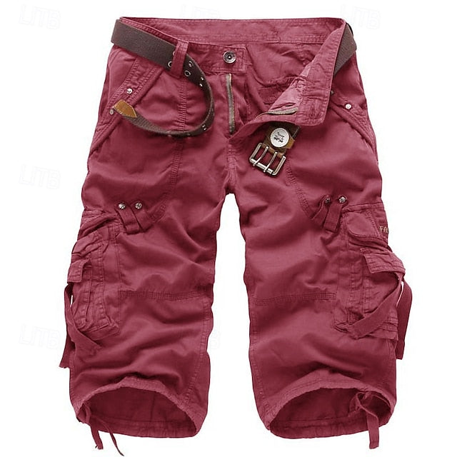 Knee-Length Cargo Shorts