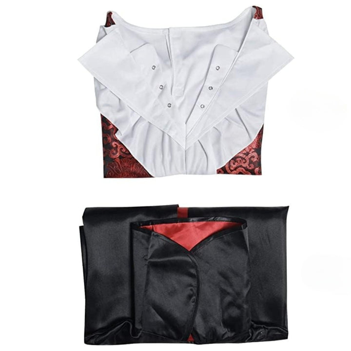 Noctisvale - Gothic Vampire Costume Vest and Cape Set