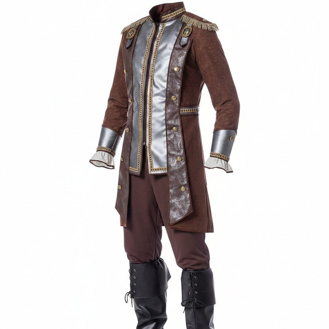 Men's Deluxe Pirate Jacket and Trousers Halloween Costume