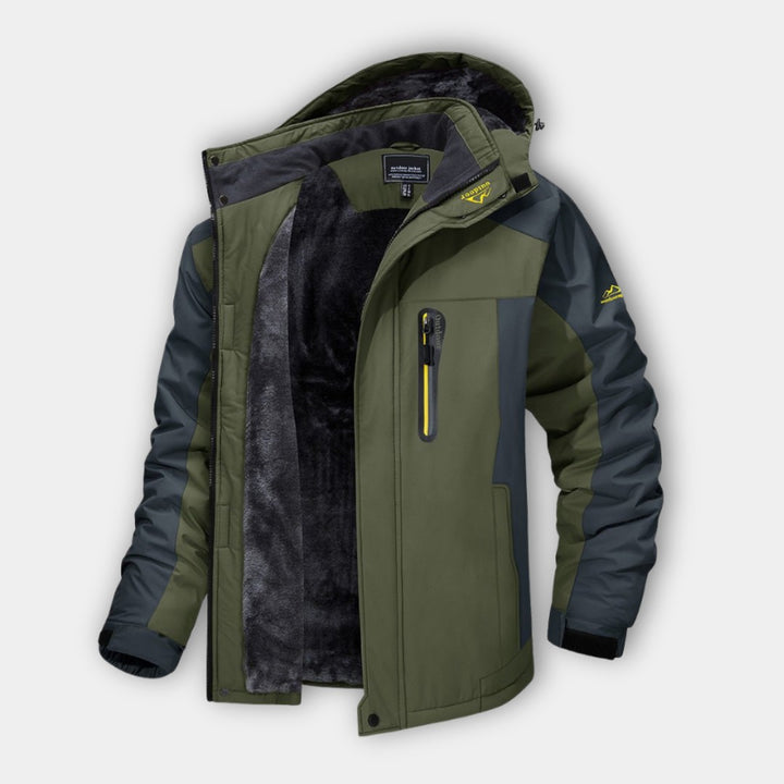 Quilted Hooded Outdoor Jacket