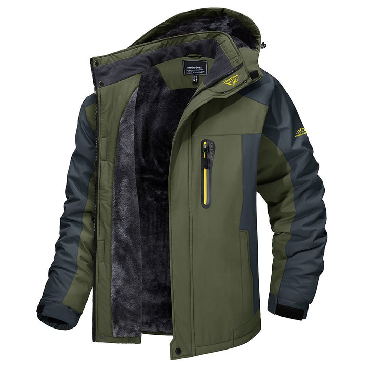 Quilted Hooded Outdoor Jacket