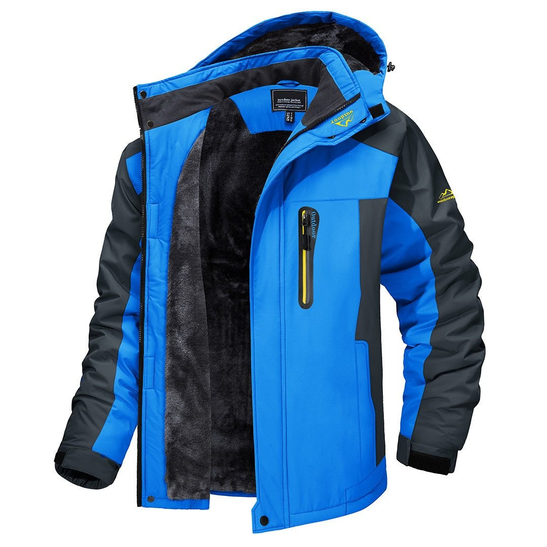 Quilted Hooded Outdoor Jacket