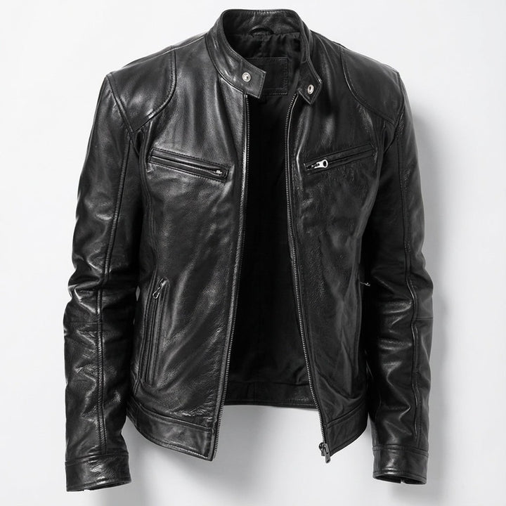 Renzo Leather Moto Jacket