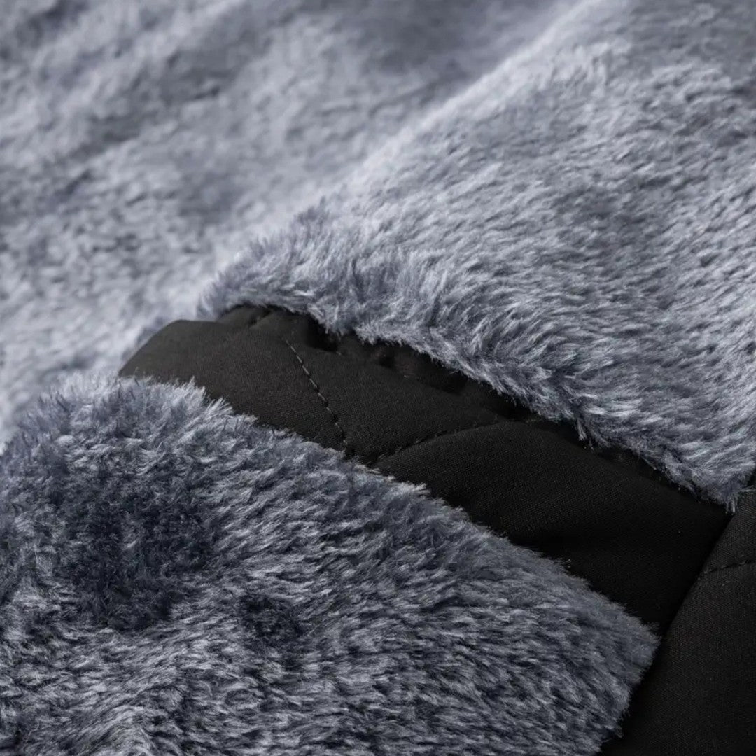 Valmonti | Men’s Quilted Fleece-Lined Winter Jacket